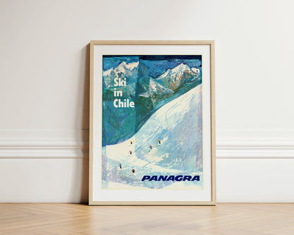 Ski in Chile, Panagra, 1960s.