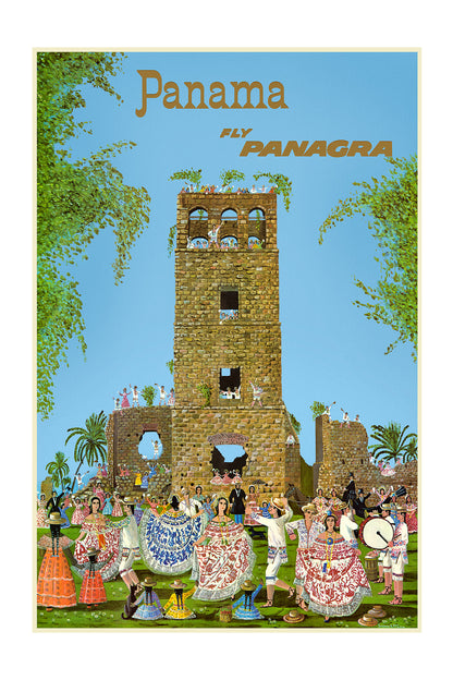 Panama, Fly Panagra, 1960s.