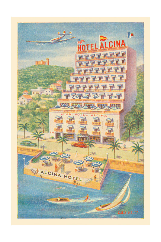 Hotel Alcina, Cala Major, Mallorca, 1950s.