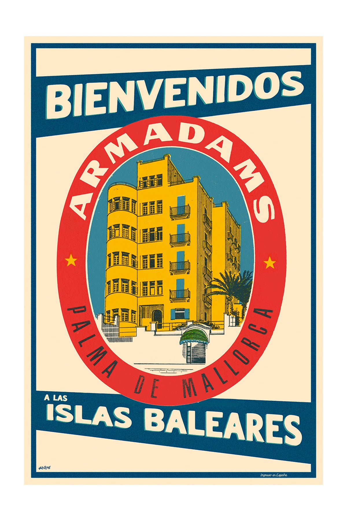 Hotel Armadams, Palma de Mallorca, 1960s.