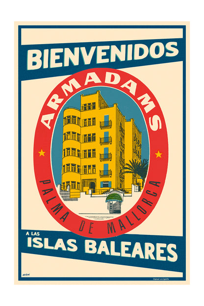 Hotel Armadams, Palma de Mallorca, 1960s.