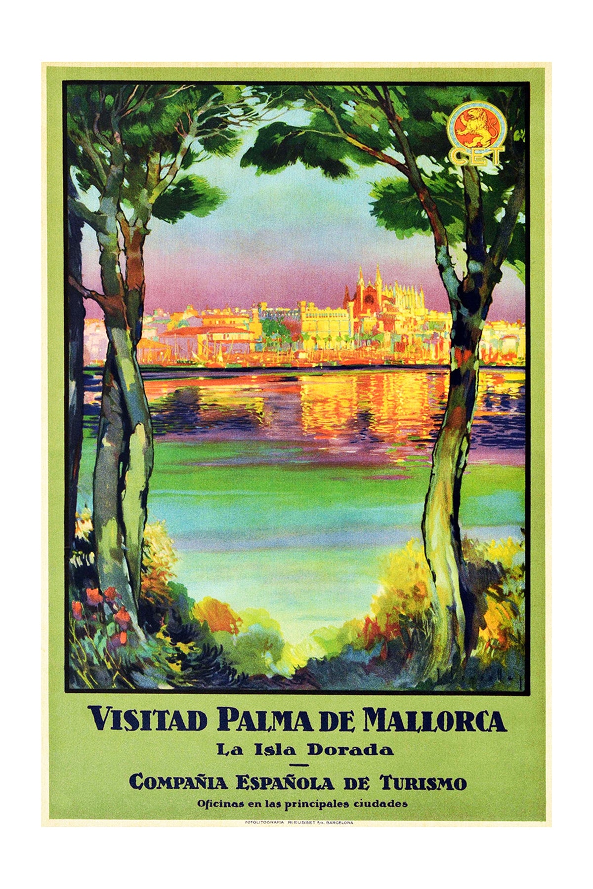 La Isla Dorada, Visitad Palma de Mallorca, 1926.