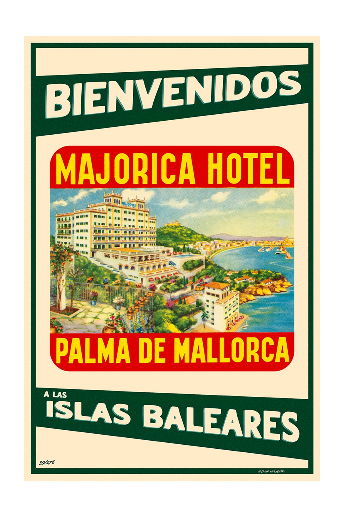 Majorica Hotel, Palma de Mallorca, 1950s.