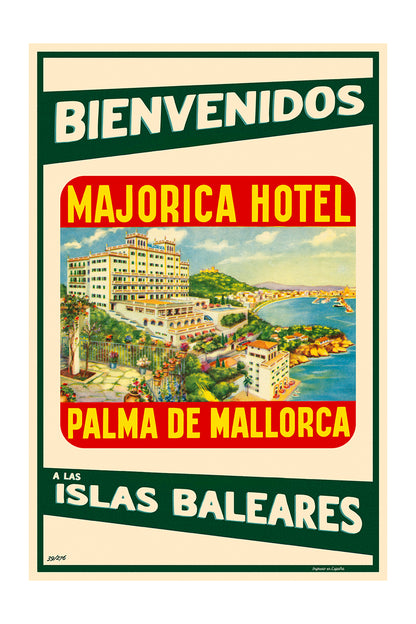 Majorica Hotel, Palma de Mallorca, 1950s.