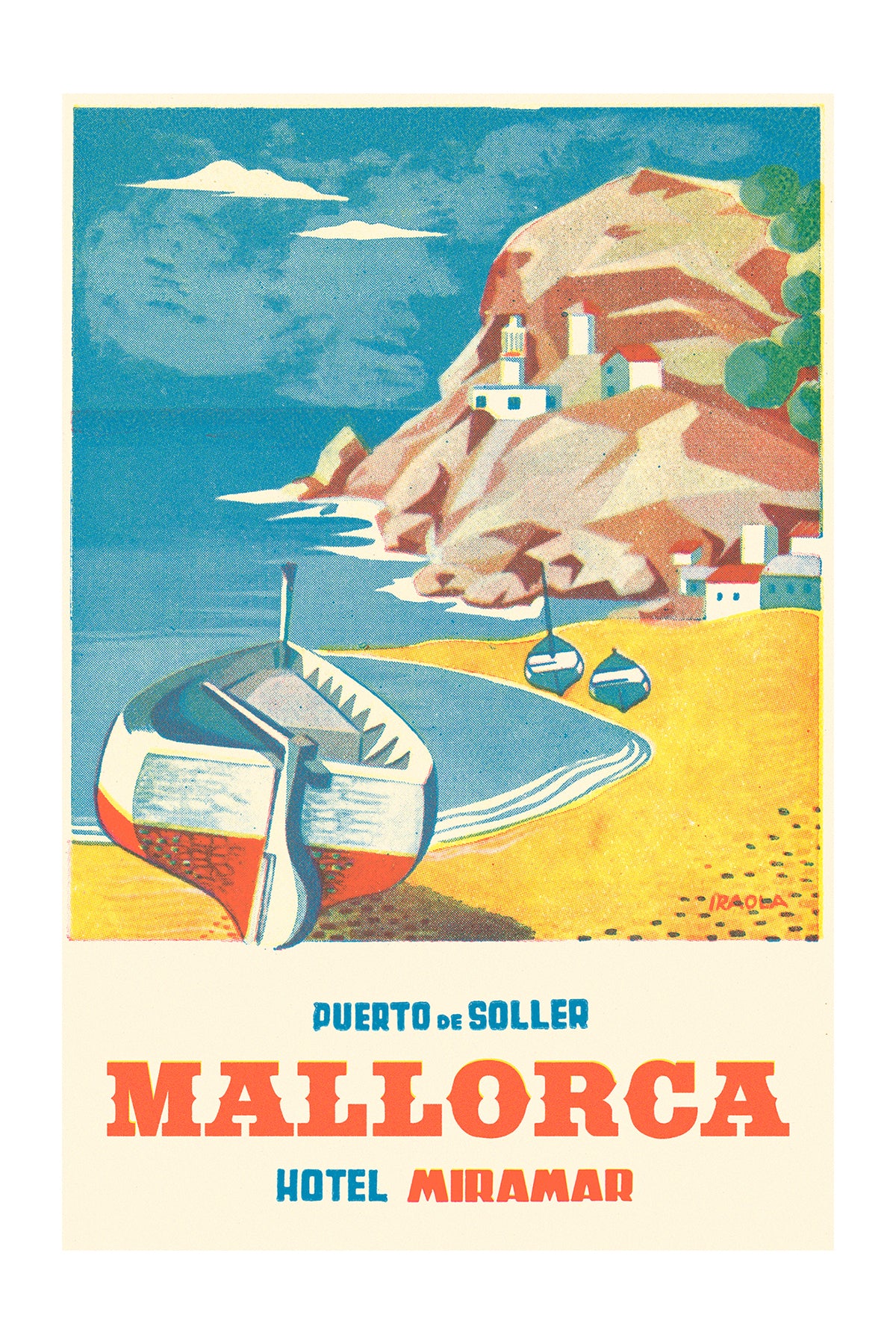 Hotel Miramar, Puerto de Soller, Mallorca, 1960s.