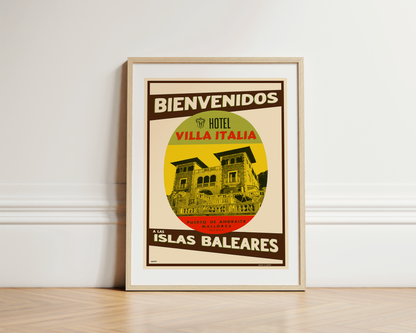 Hotel Villa Italia, Puerto de Andratx, Mallorca, 1960s.