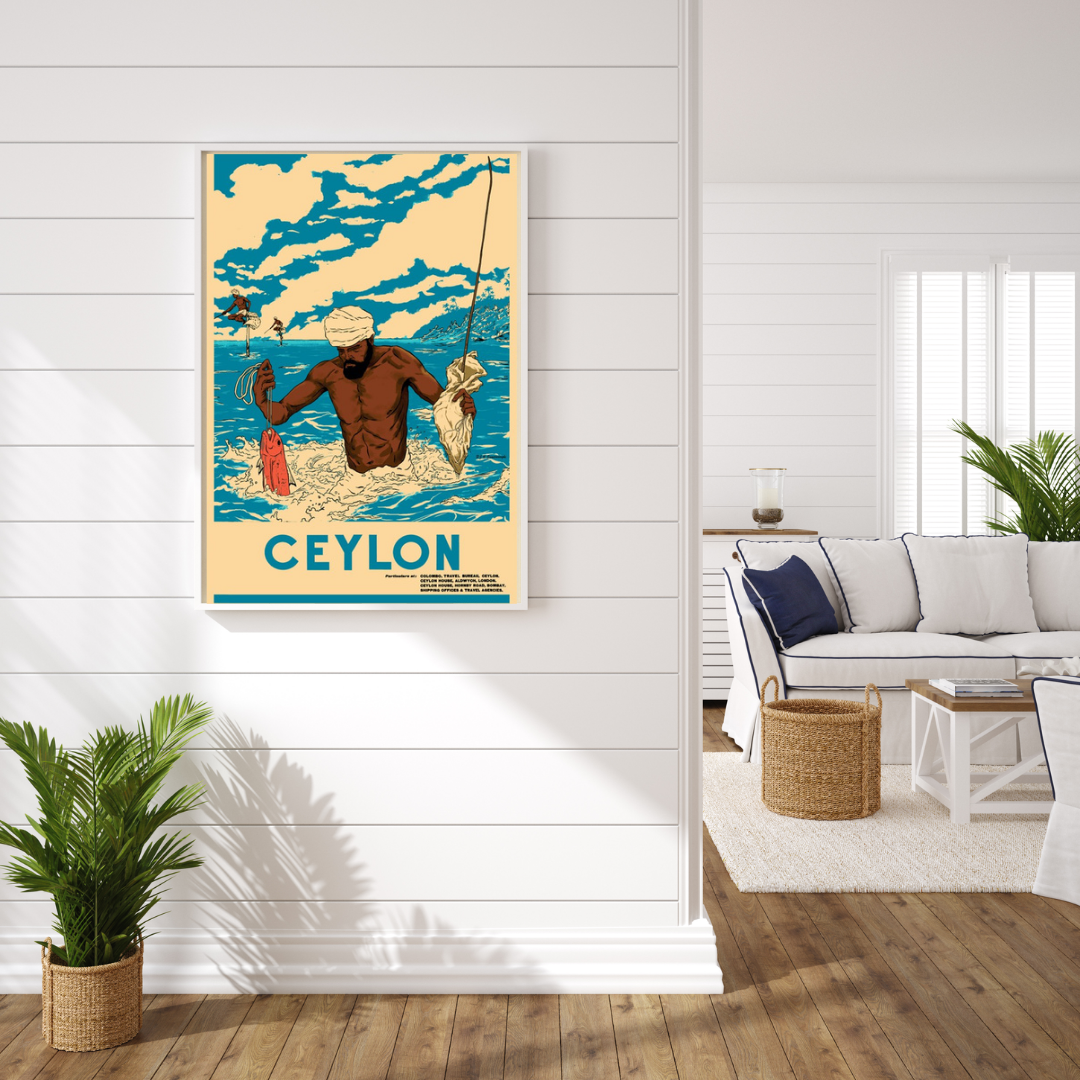 Red Snapper, Weligama (Stilt Fishing), Ceylon, 1938.