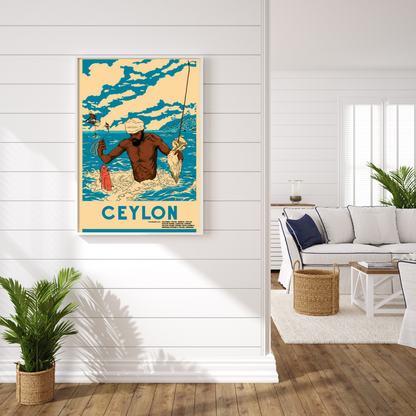 Red Snapper, Weligama (Stilt Fishing), Ceylon, 1938.