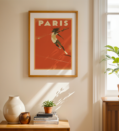 Paris, Roland Garros, 1983 [Yannick Noah, Tennis Game, Racquet].