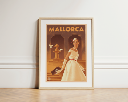 Paloma, Plaza de la Constitución, Sóller, Islas Baleares, 1930s.