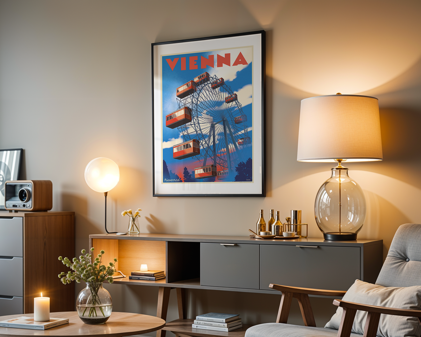 Riesenrad, Prater, Vienna, Austria.