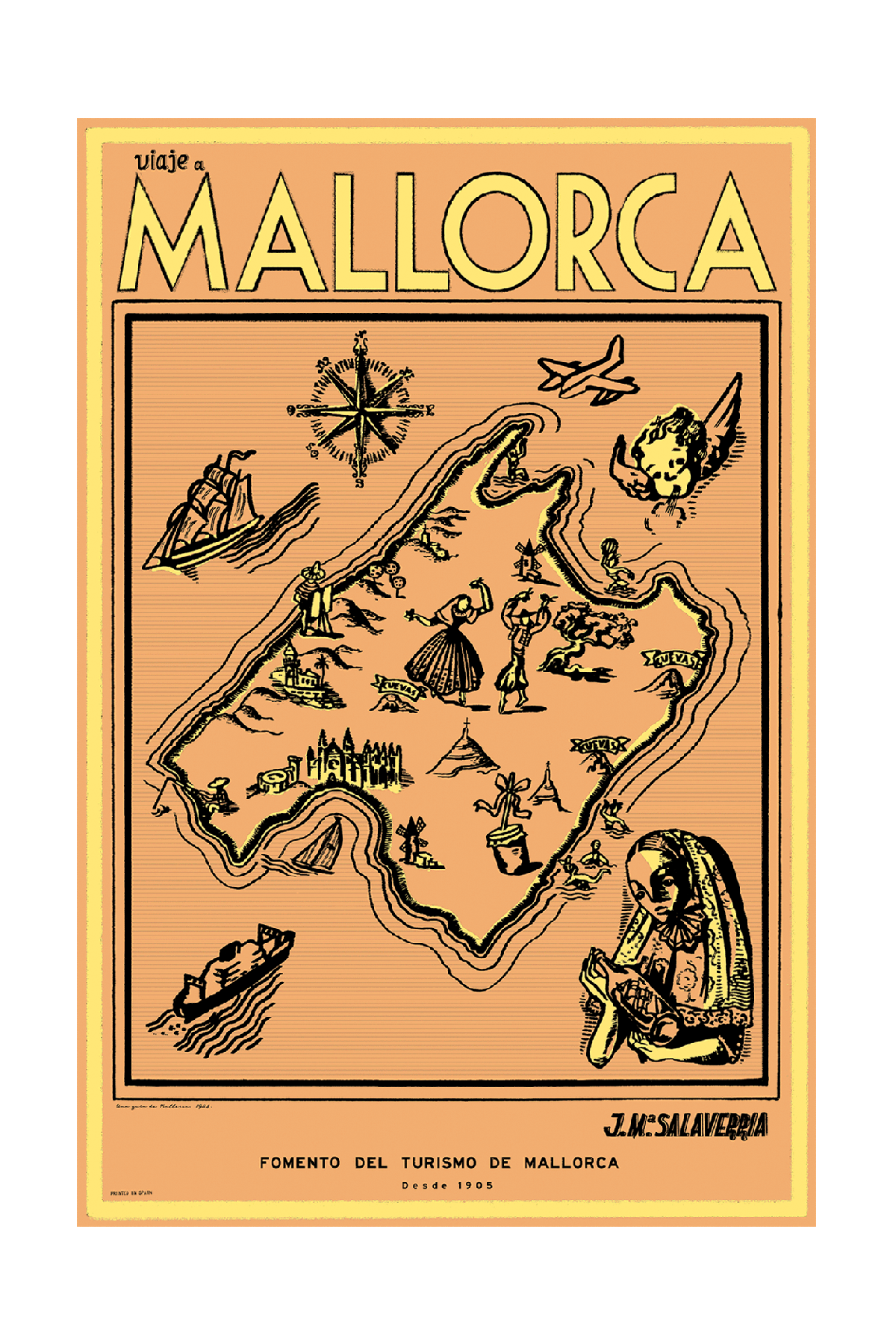 Viaje a Mallorca, 1928 (Yellow).