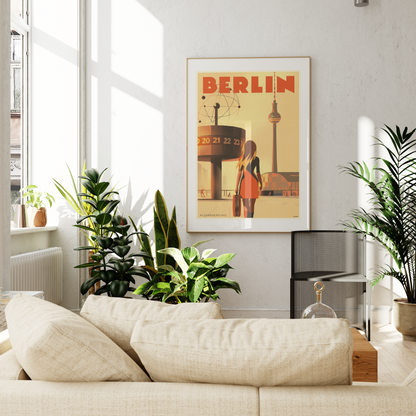 Alexa in Alexanderplatz, Berlin, Germany. [World Clock / Urania-Weltzeituhr & TV Tower]
