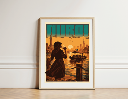 Tea by the Creek, Dubai, City of Dreams, UAE.