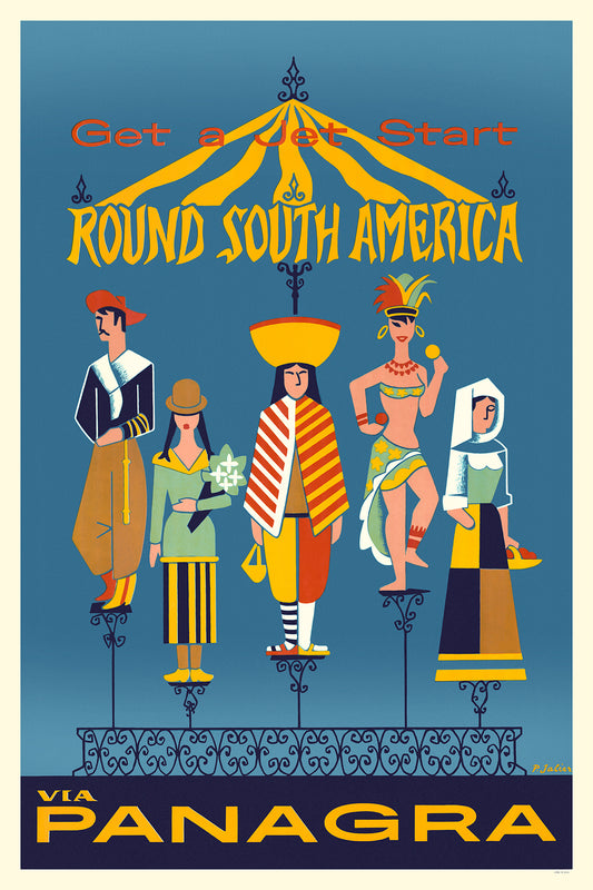 Round South America, Panagra, 1958. [Merry-go-round]