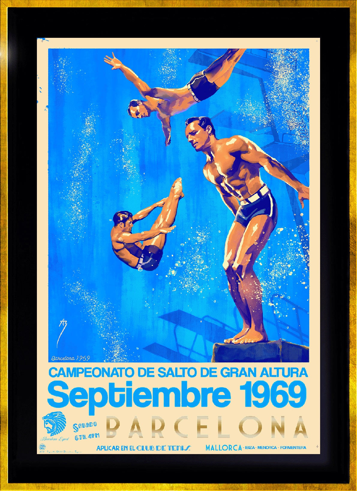 Campeonato de Salto, Barcelona, 1969.