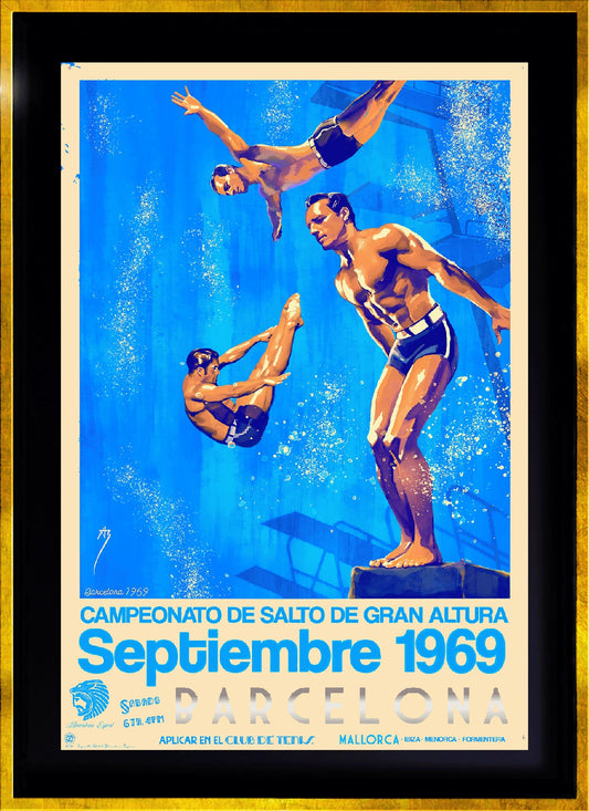 Campeonato de Salto, Barcelona, 1969.