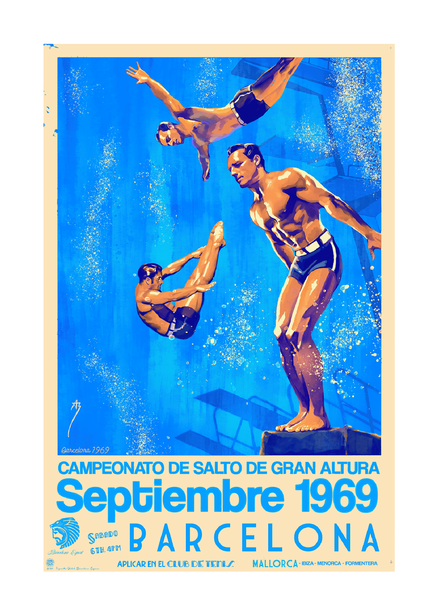 Campeonato de Salto 1969, Barcelona. [Blue]