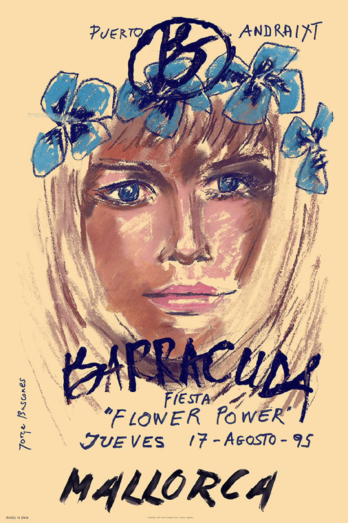 Barracuda, Fiesta "Flower Power", Mallorca.