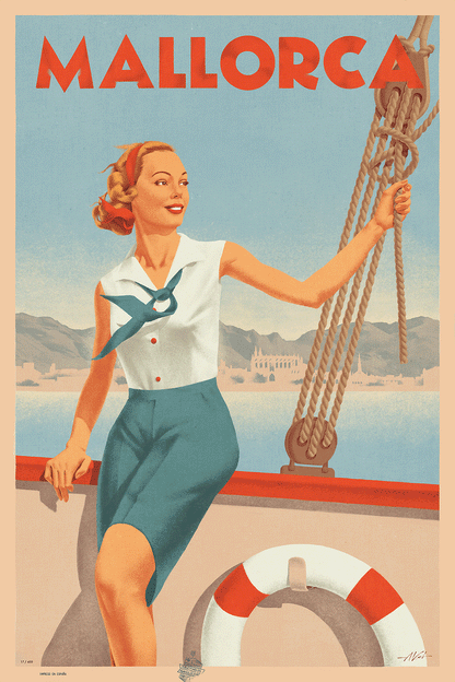 Bon Día Mallorca, Puerto De Palma, 1930s.