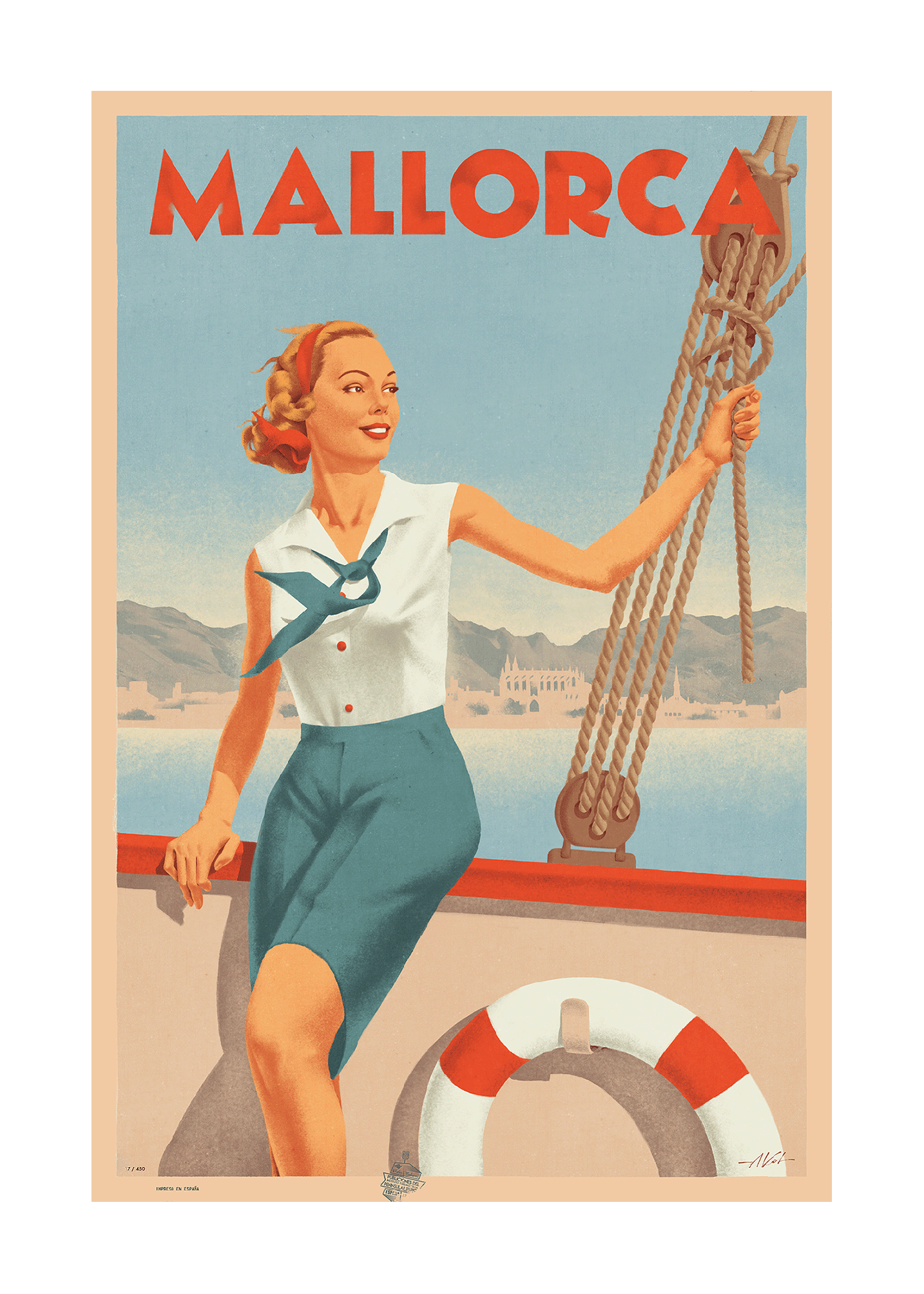 Bon Día Mallorca, Puerto De Palma, 1930s.