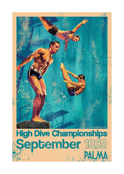 Campeonato de Salto 1969, Palma de Mallorca, Islas Baleares. [Azurre]