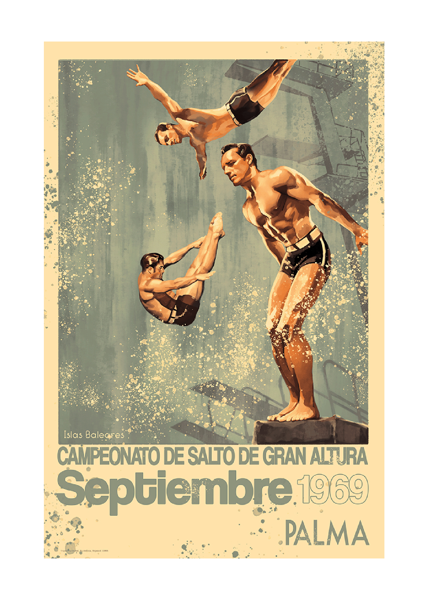 Campeonato de Salto 1969, Palma de Mallorca, Islas Baleares. [Grey]