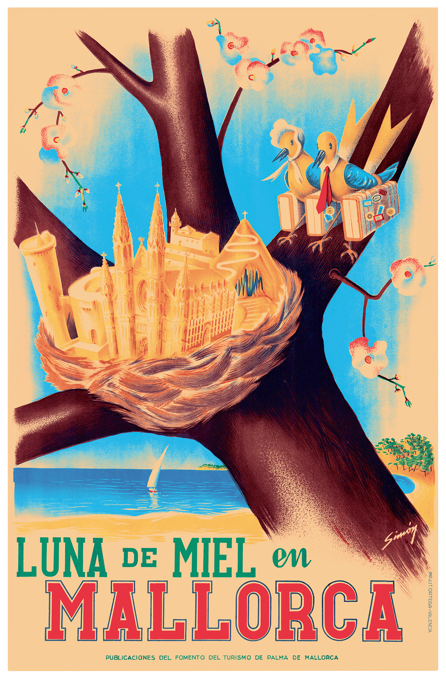 Luna De Miel En Mallorca, 1949.