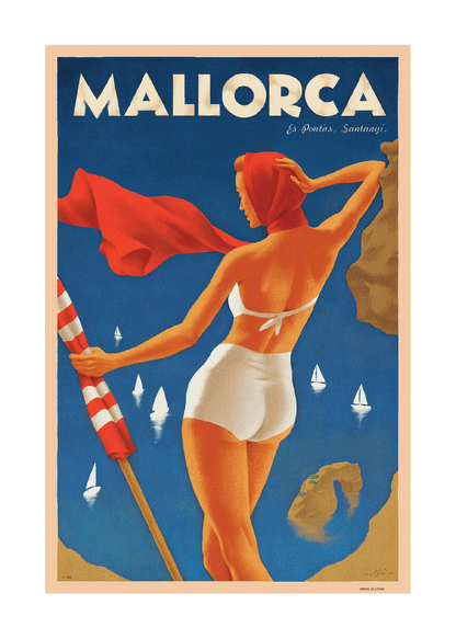 Mia, Es Pontàs, Santanyí, Mallorca, Islas Baleares,1930s.