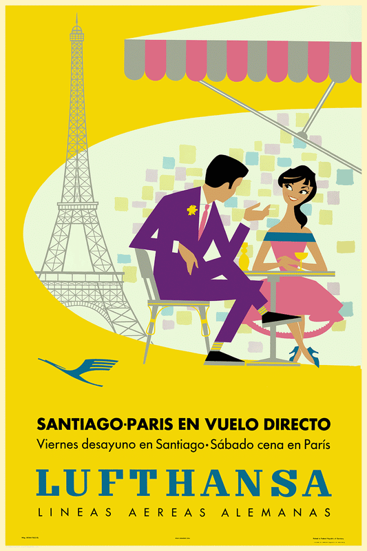 Lufthansa, Santiago - Paris [Bistro]