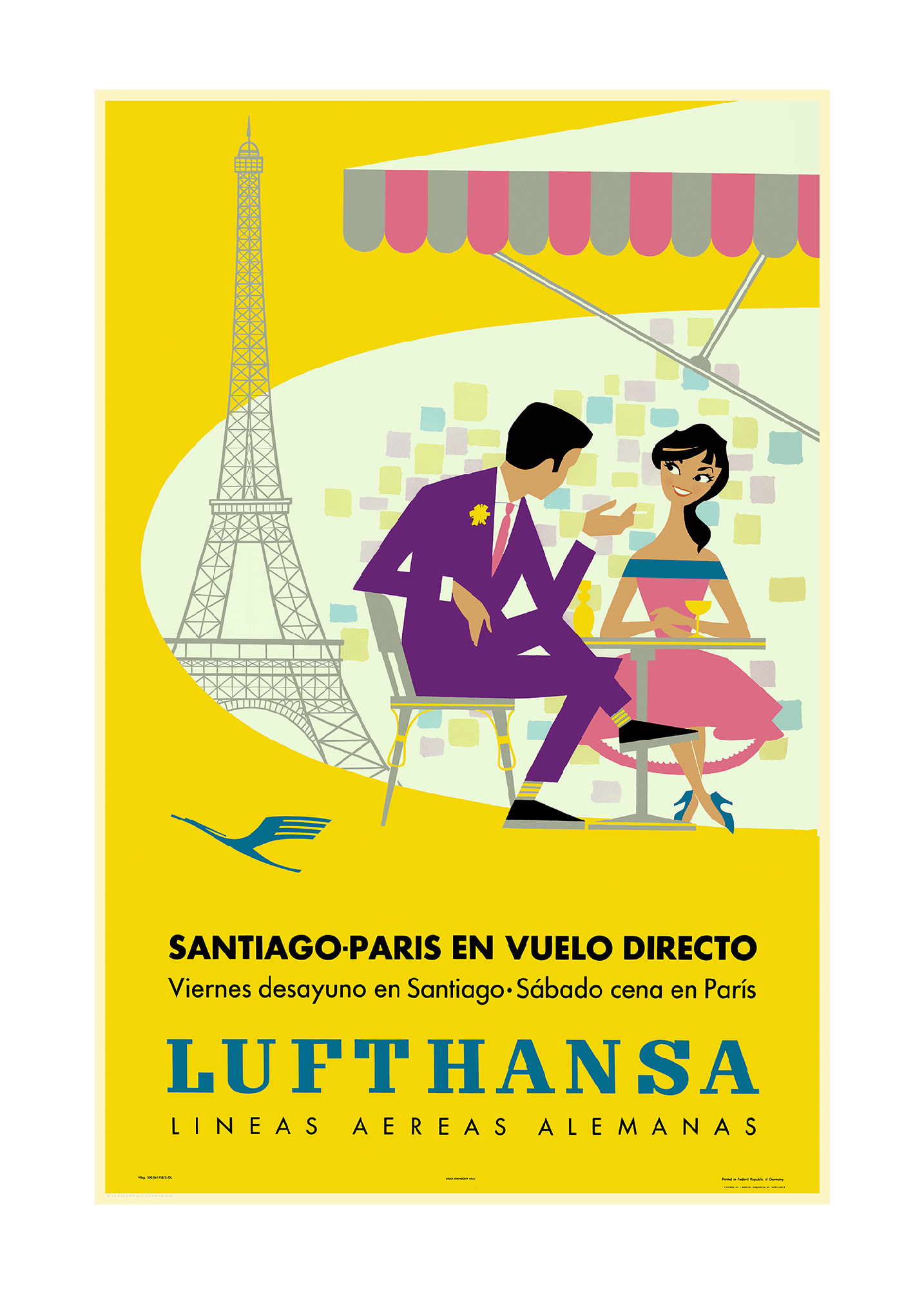 Lufthansa, Santiago - Paris [Bistro]