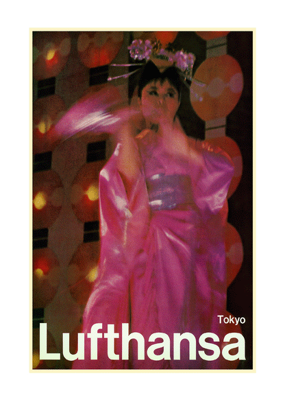 Lufthansa, Tokyo, 1970s [Geisha].