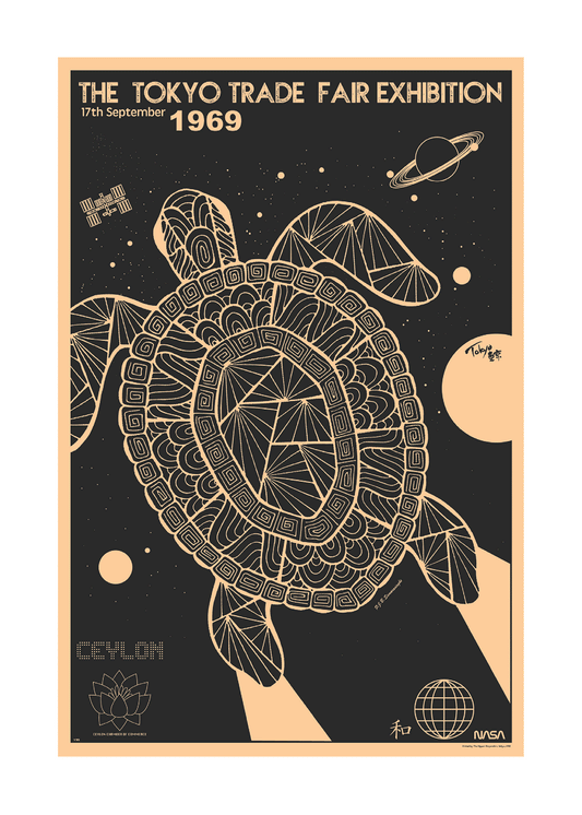 Astro-Turtle, Ceylon, Tokyo Trade Fair 1969.