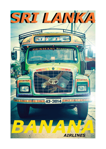 Banana Airlines (Truck) - Negombo, 1990s.