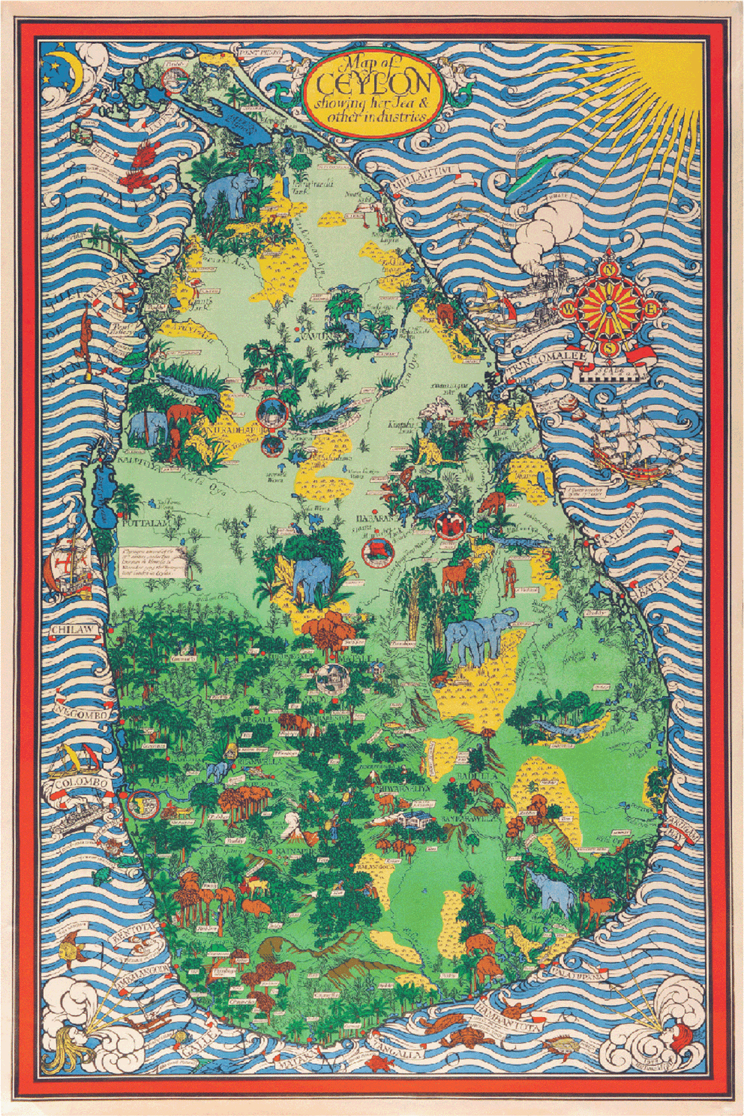 Sri Lanka / Ceylon Travel Posters – Stick No Bills