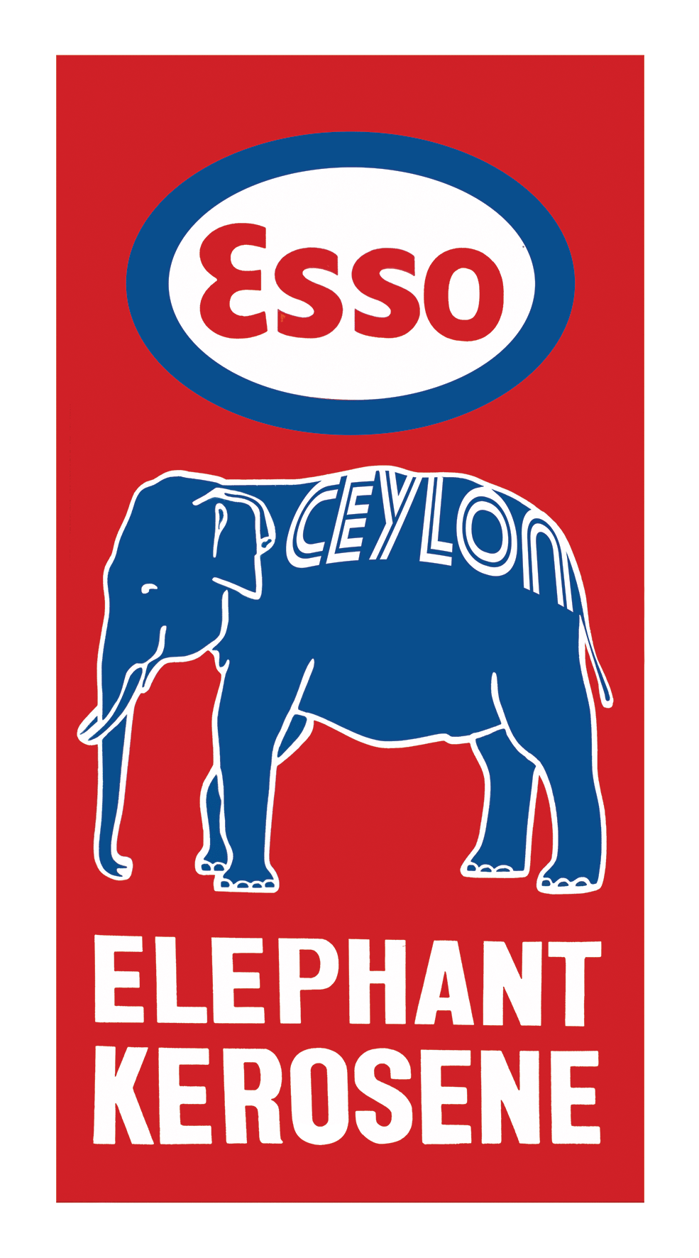 Esso Elephant Kerosene, 1940s.
