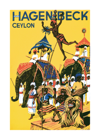 Hagenbeck’s Ceylontruppe (Yellow), 1887.