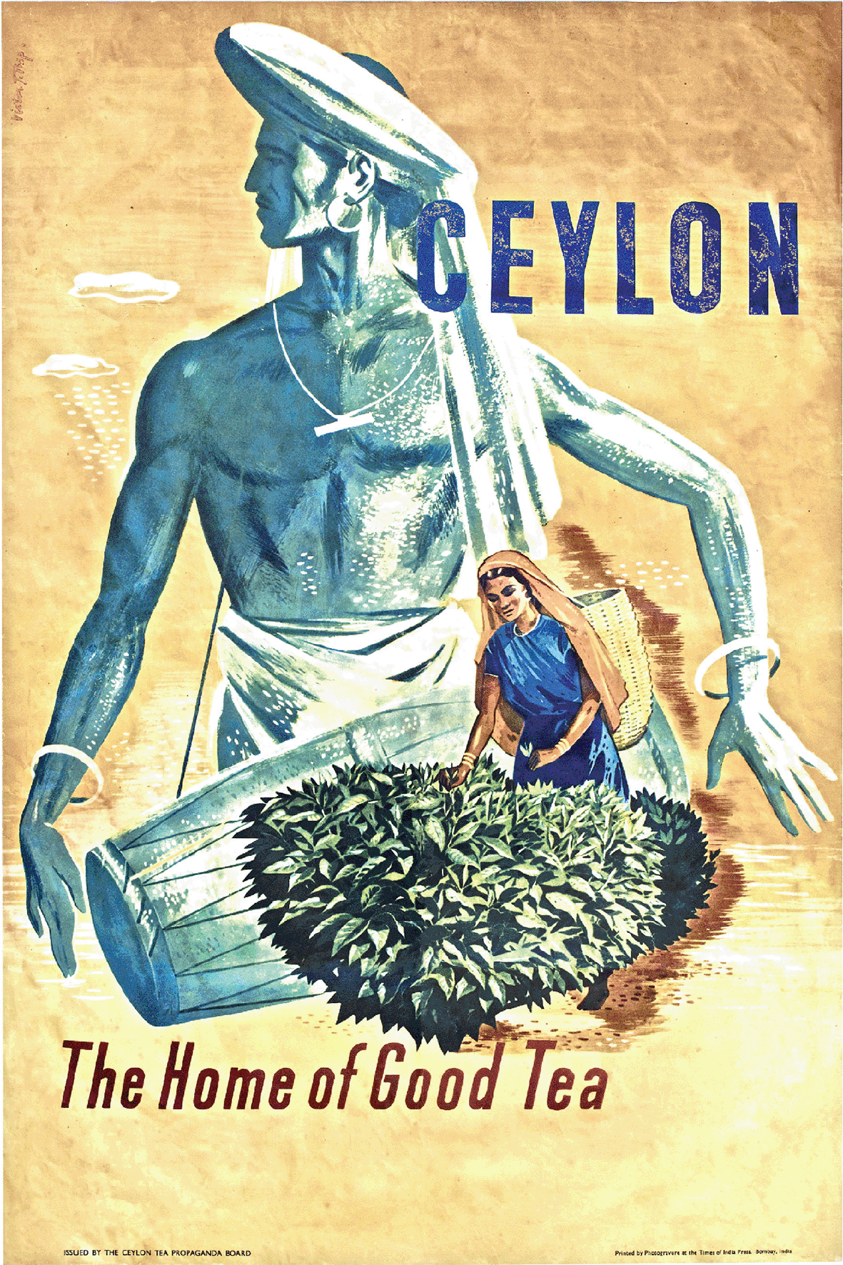Ceylon, Home of Good Tea. β Stick No Bills
