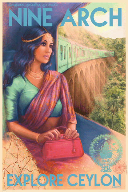 "Explore Ceylon", Nine Arch Bridge.
