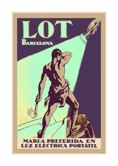 Lot, Luz Eléctrica Portátil, Barcelona, 1930s.