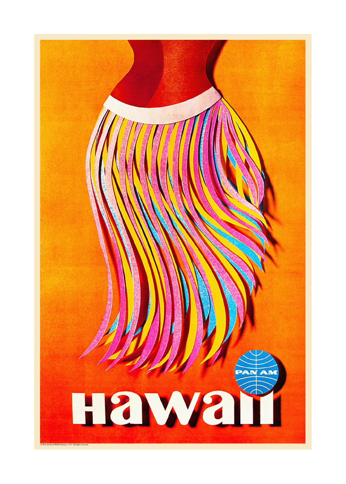 Hawaii, Pan Am, 1960s [Hula Skirt].