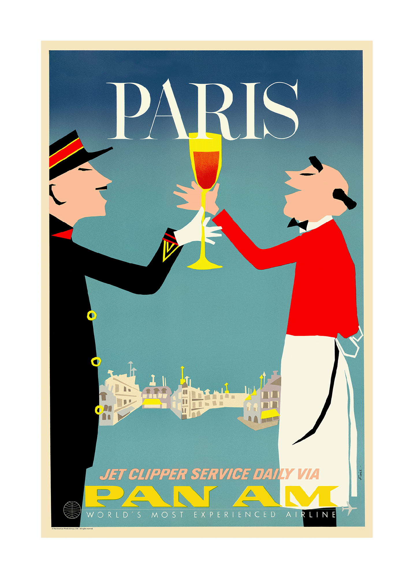 Paris, Pan American, 1950s [Tchin-Tchin!].