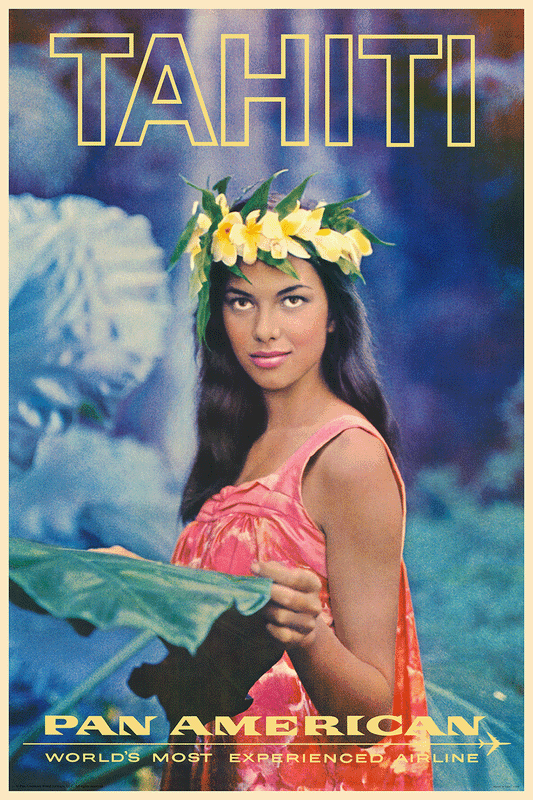 Tahiti, Pan Am, c.1964 [Tiare].