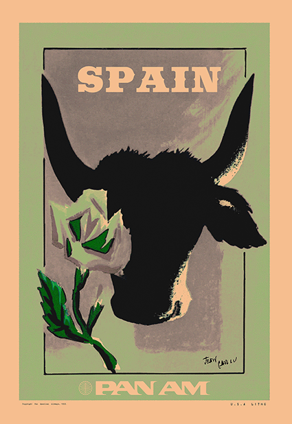 Spain, Pan Am, 1950s [Ode to the Toro] [Jade]