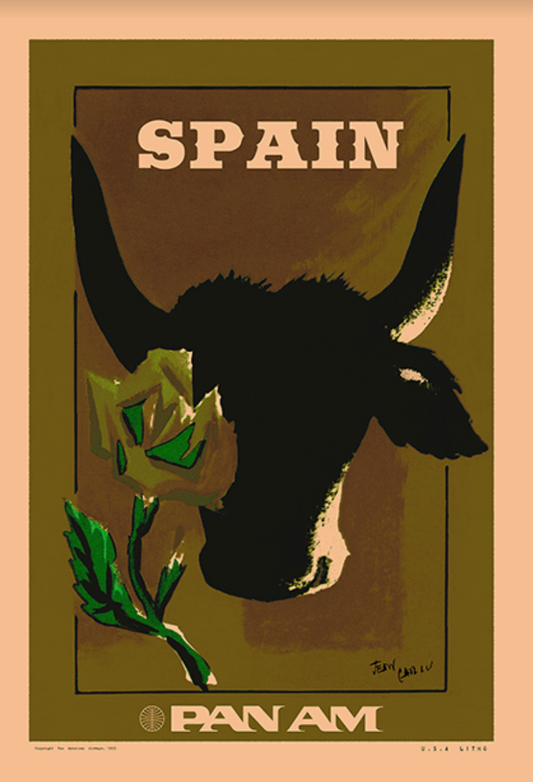 Spain, Pan Am, 1950s [Ode to the Toro] [Khaki]