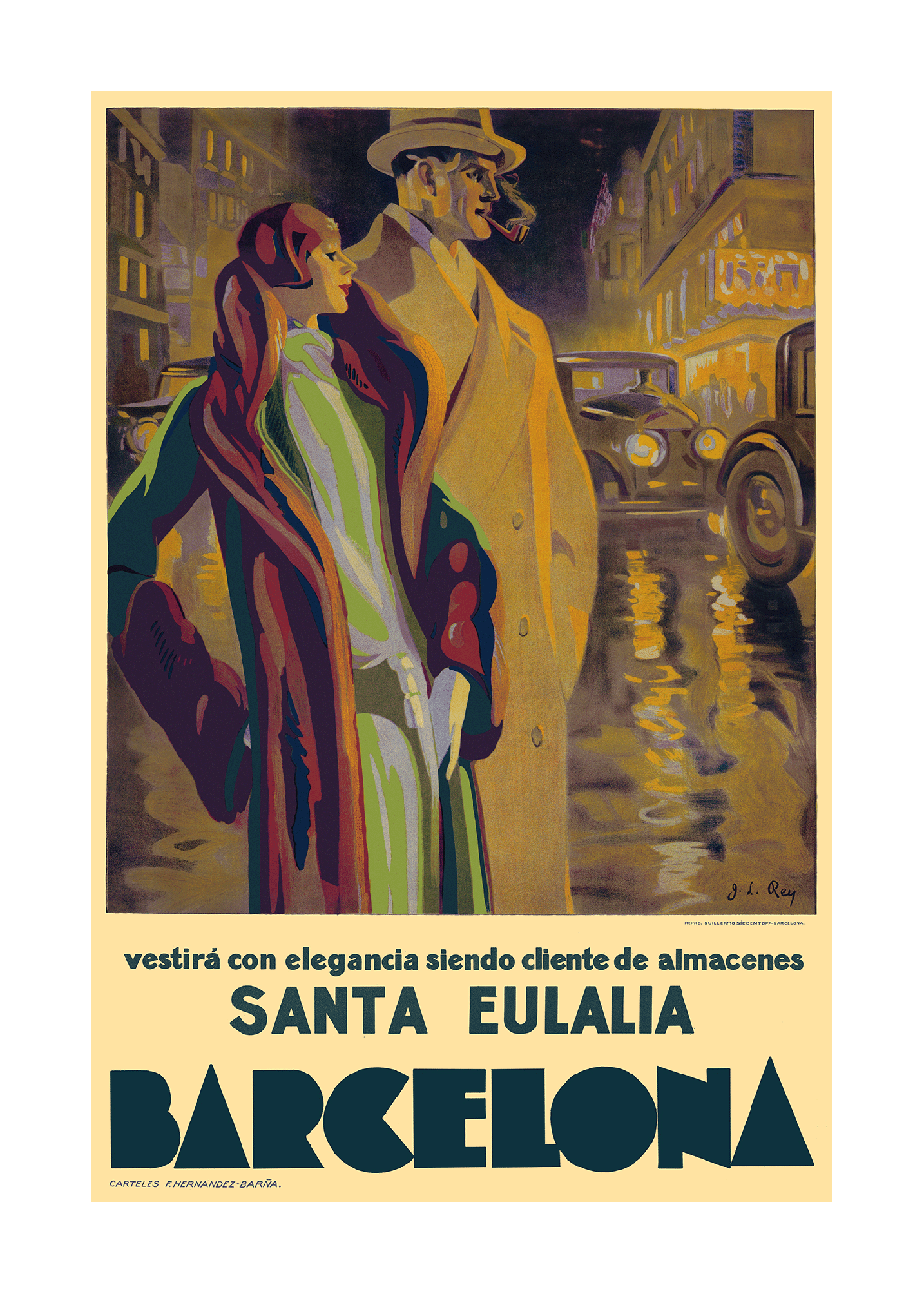 Lovers’ Night Out, Santa Eulalia, Barcelona, 1928.