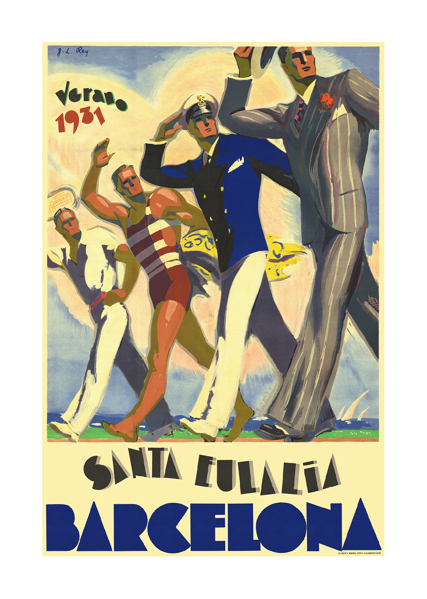Med Man, Santa Eulalia, Barcelona, Summer 1931.