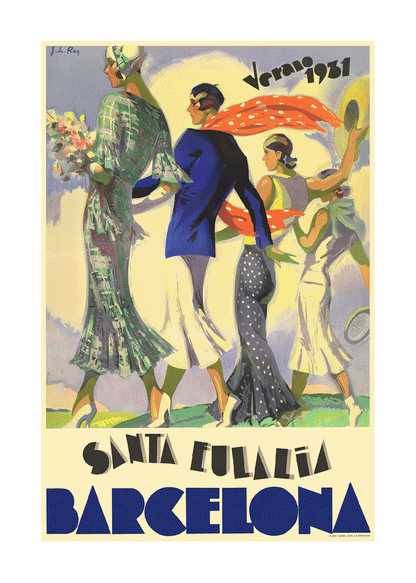Med Woman, Santa Eulalia, Barcelona, Summer 1931.