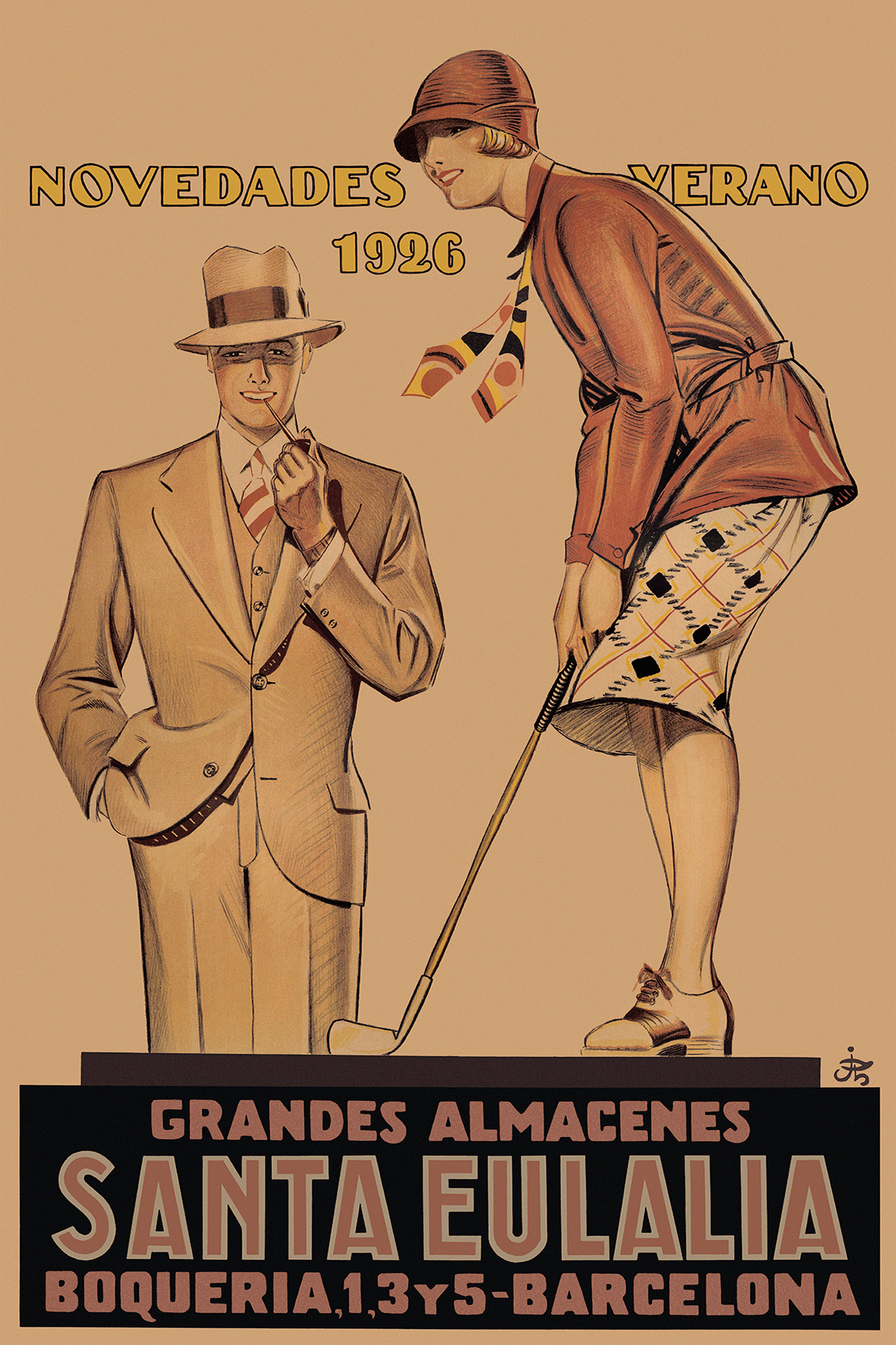 Golf Fashion, Santa Eulalia, Barcelona, Summer 1926.