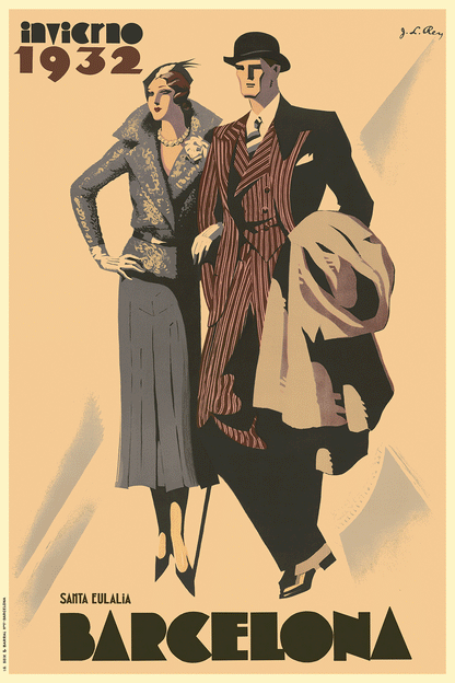 Impeccable Lovers , Santa Eulalia, Barcelona 1932.